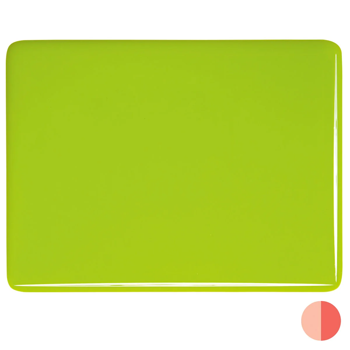 Spring Green Opalescent, Double-rolled, 3 mm, Fusible - Image 2