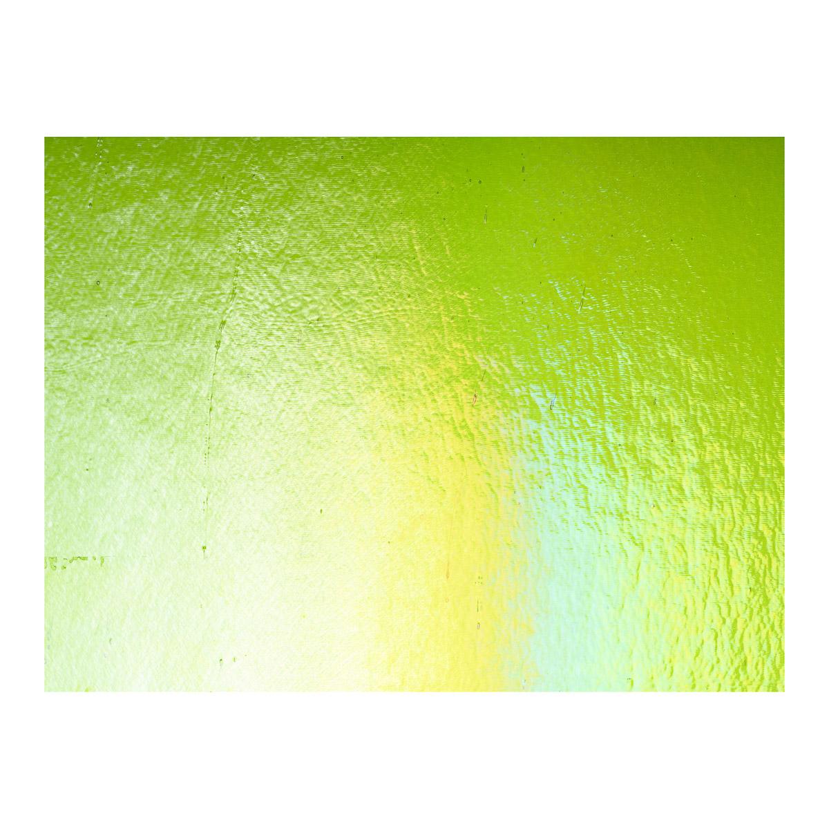 Spring Green Transparent, Double-rolled, Iridescent, rainbow, 3 mm, Fusible - Image 3