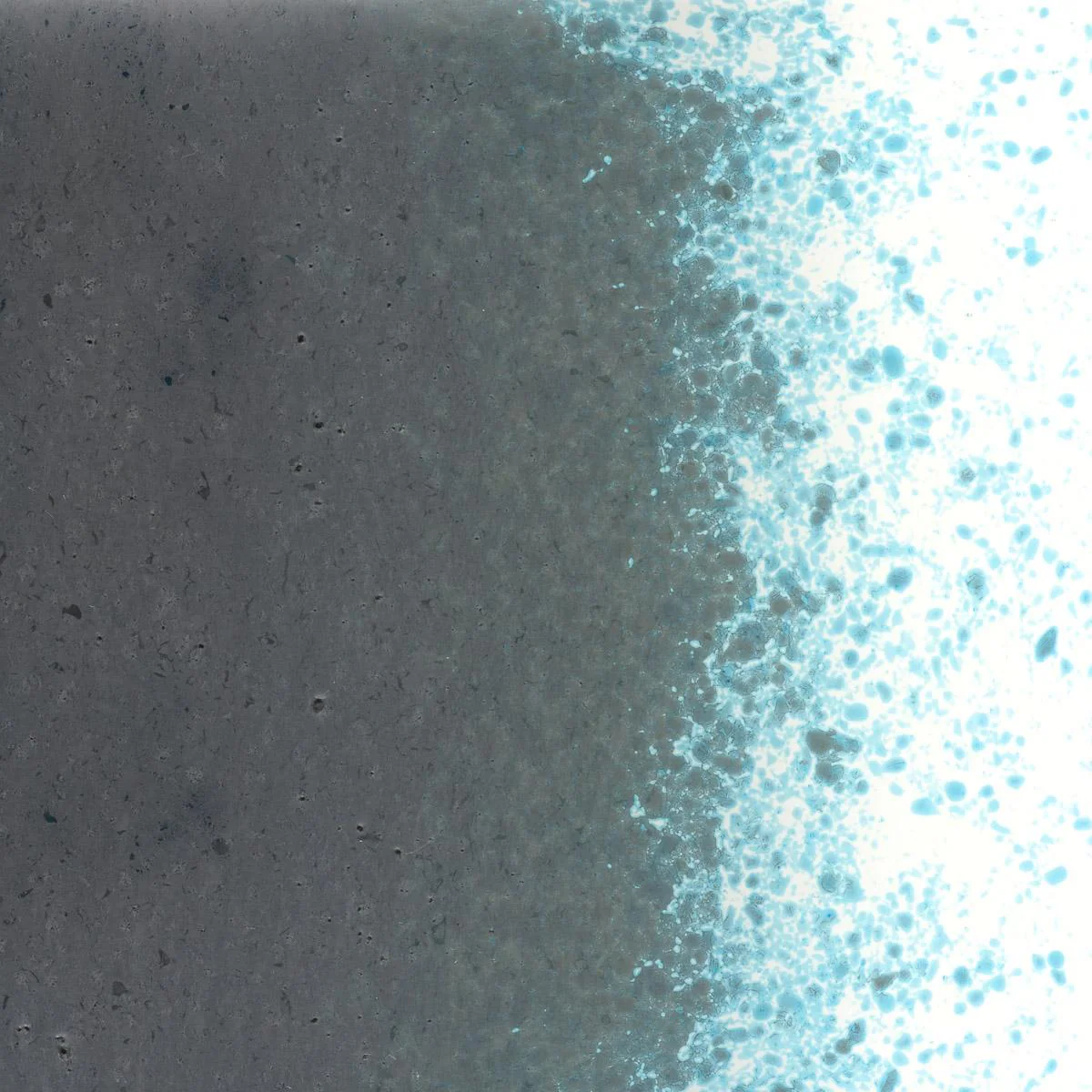 Steel Blue Opalescent, Fine Frit, Fusible - Image 2