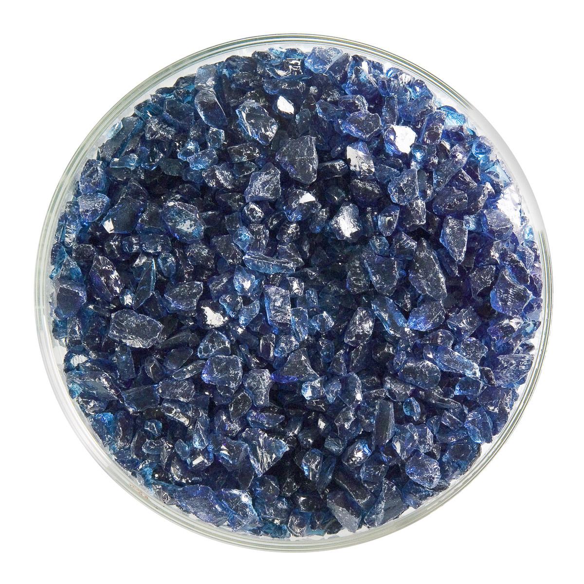 Steel Blue Transparent, Coarse Frit, Fusible - Image 2