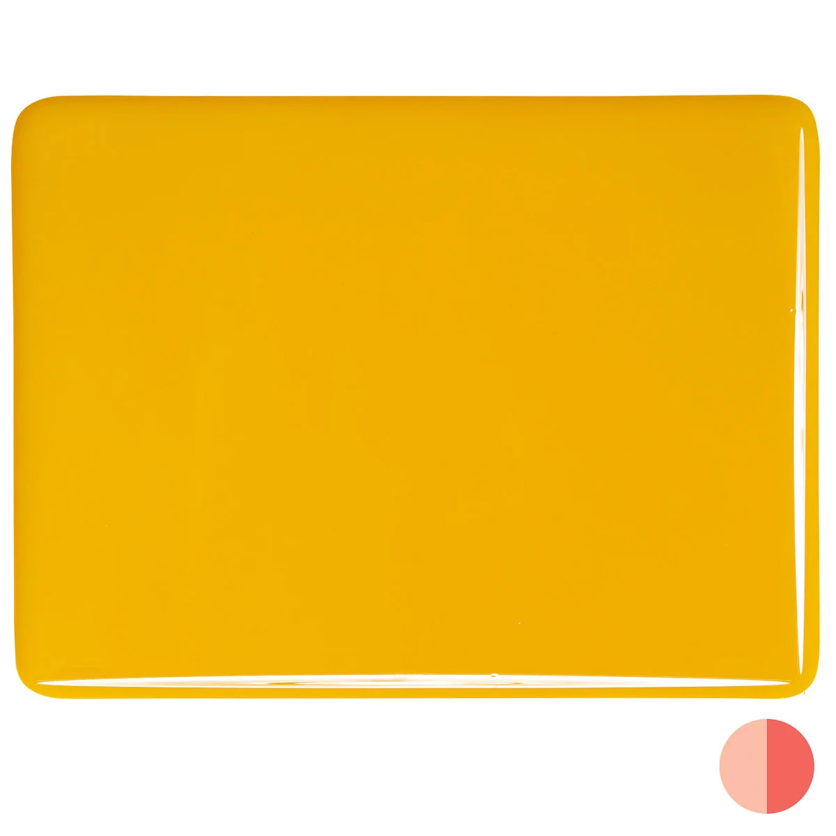Sunflower Yellow Opalescent, Thin-rolled, 2 mm, Fusible - Image 2