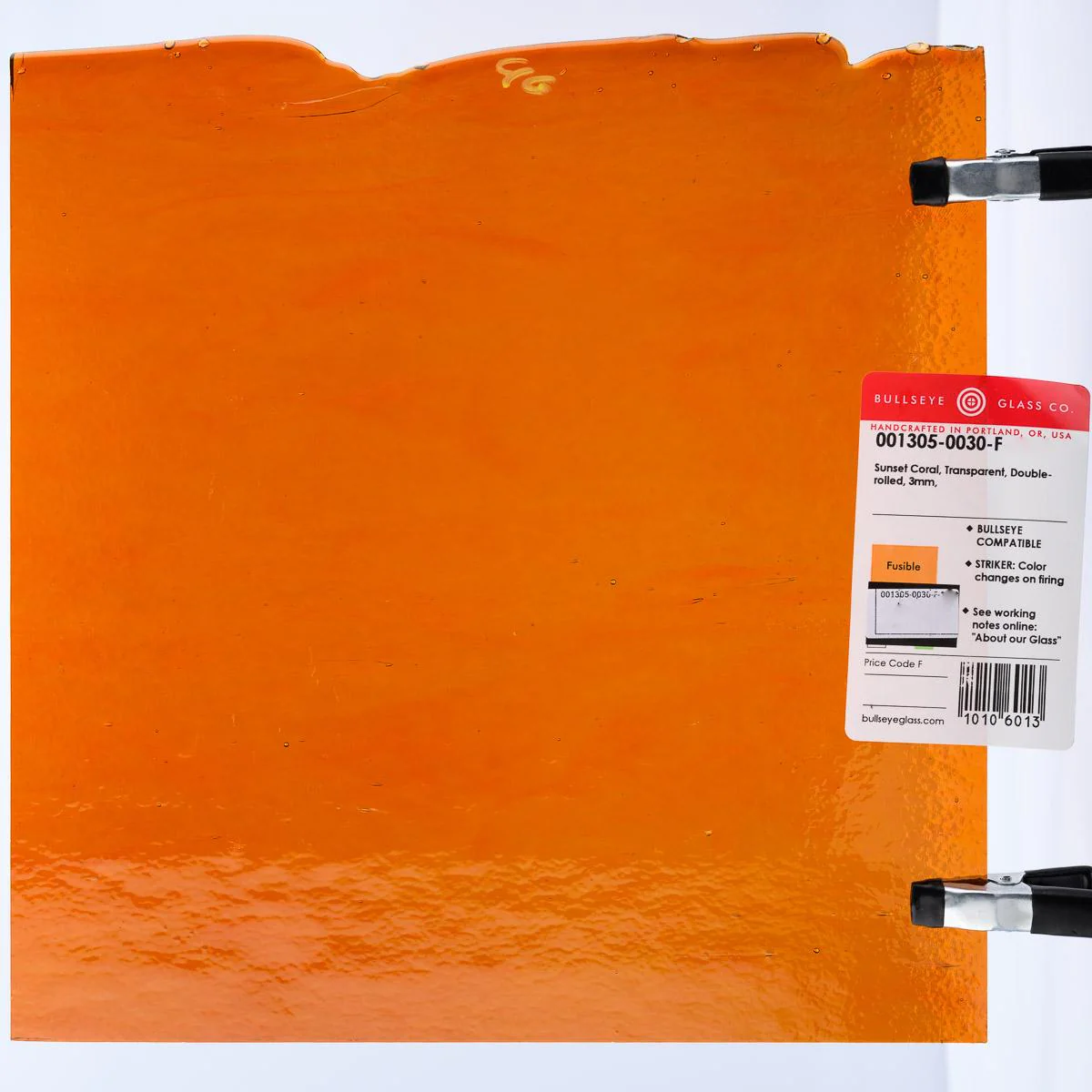 Sunset Coral Transparent, Double-rolled, 3 mm, Fusible - Image 3