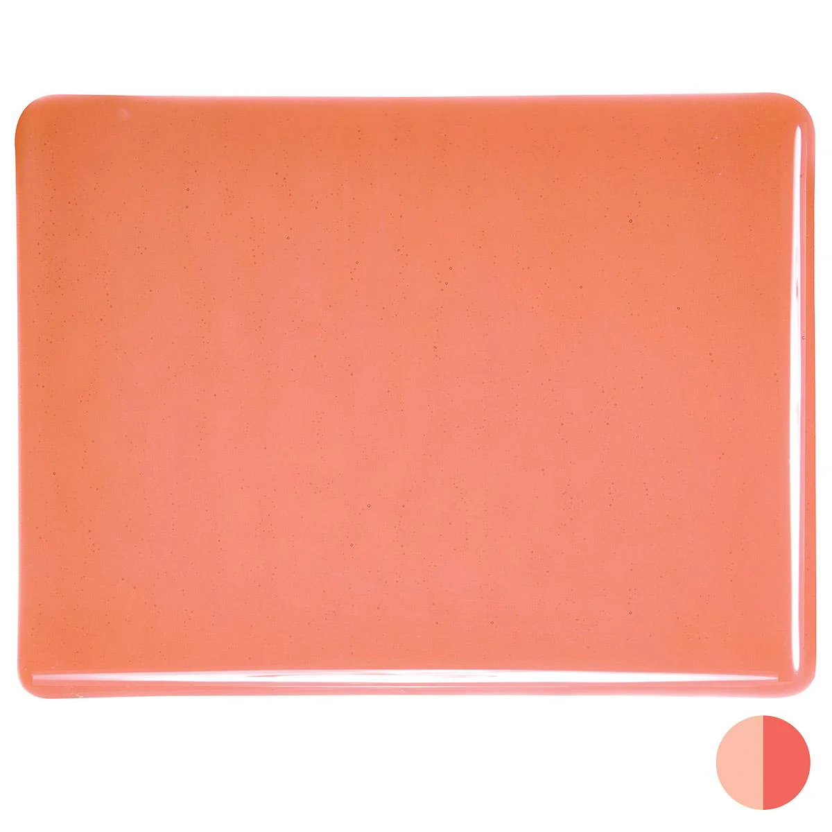 Sunset Coral Transparent, Thin-rolled, 2 mm, Fusible - Image 2
