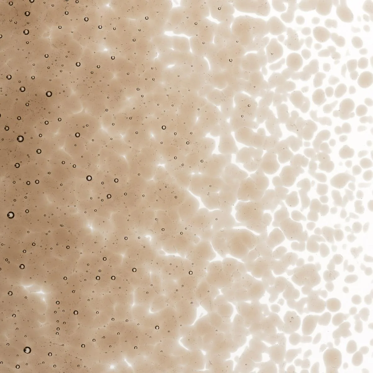 Tan Transparent, Medium Frit, Fusible