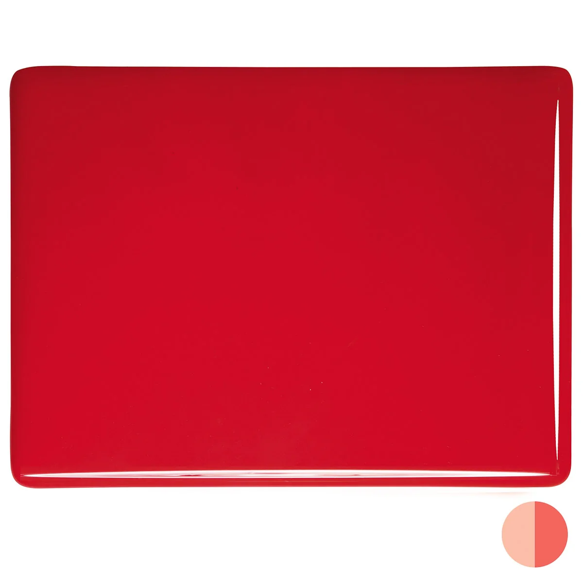 Tomato Red Opalescent, Double-rolled, 3 mm, Fusible - Image 2