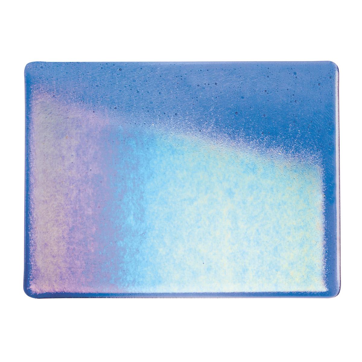True Blue Transparent, Double-rolled, Iridescent, rainbow, 3 mm, Fusible - Image 2