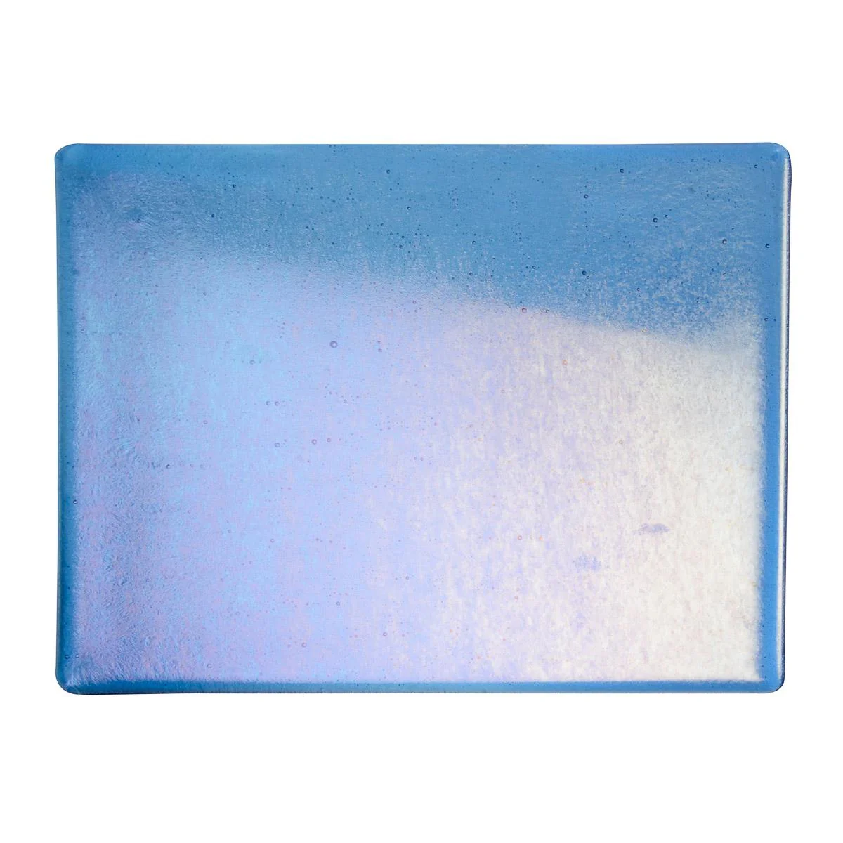 True Blue Transparent, Thin-rolled, Iridescent, rainbow, 2 mm, Fusible - Image 2