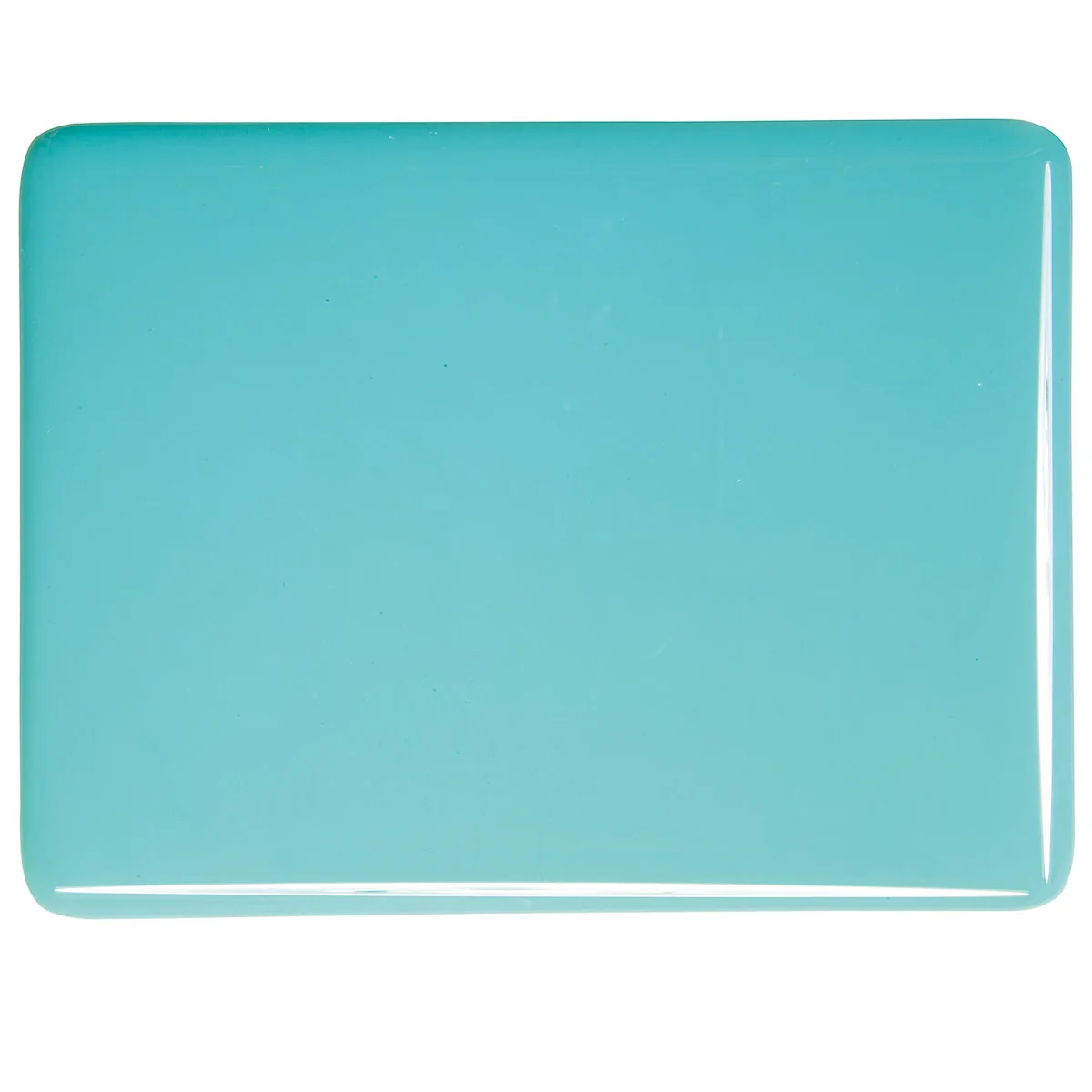 Turquoise Blue Opalescent, Double-rolled, 3 mm, Fusible - Image 2