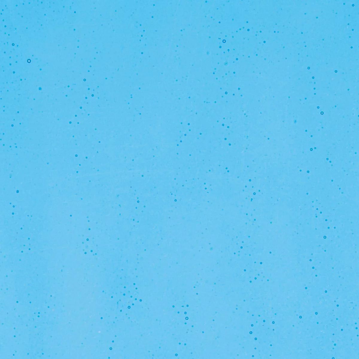 Turquoise Blue Transparent, Thin-rolled, 2 mm, Color Sample, 2x2 in.
