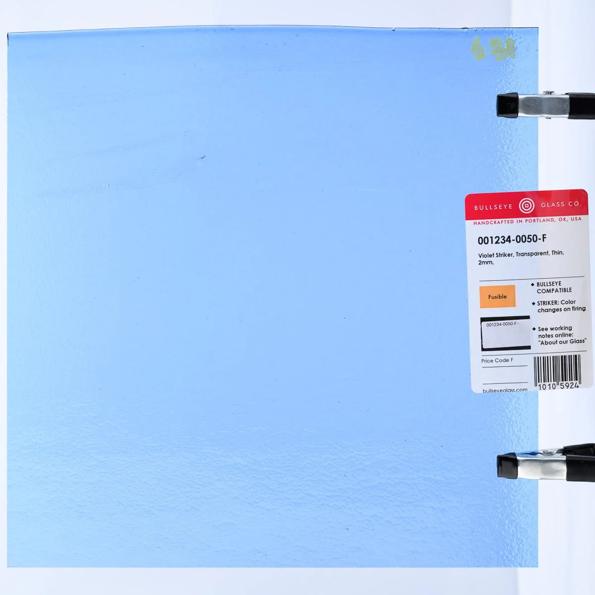 Violet Striker Transparent, Thin-rolled, 2 mm, Fusible - Image 3