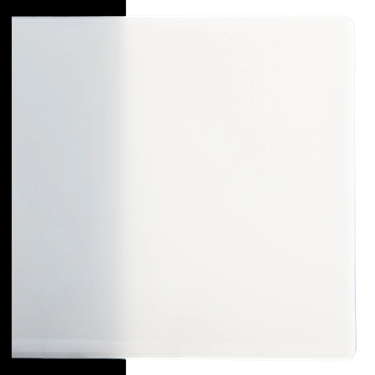 Warm White Opalescent, Double-rolled, 3 mm, Color Sample, 2x2 in.