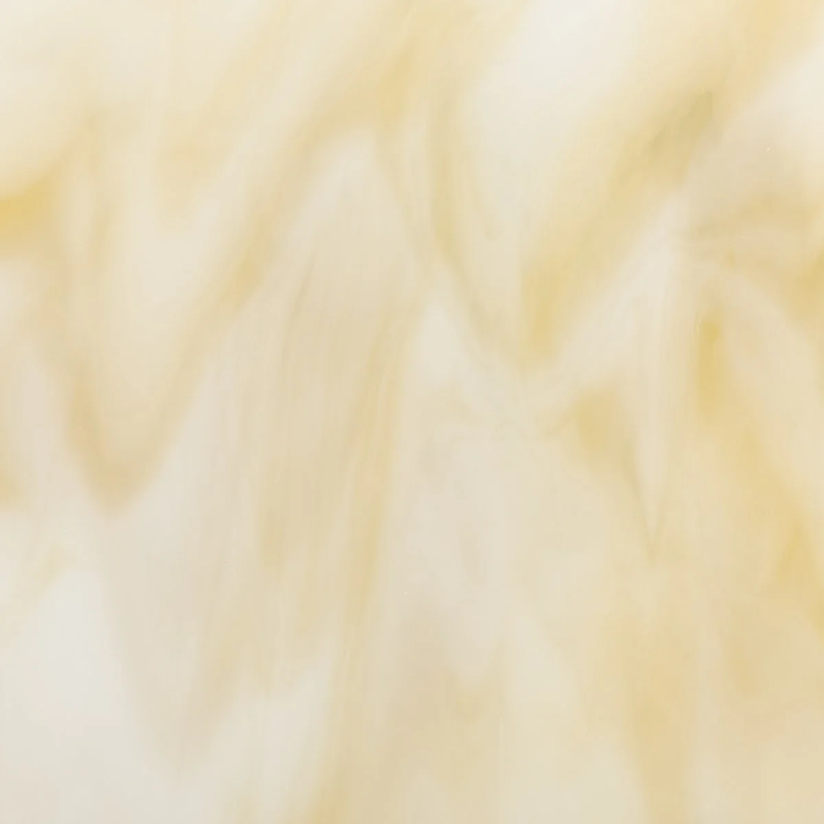 Warm White Opalescent, Light Amber Transparent 2-Color Mix, Double-rolled, 3 mm, Color Sample, 2x2 in.
