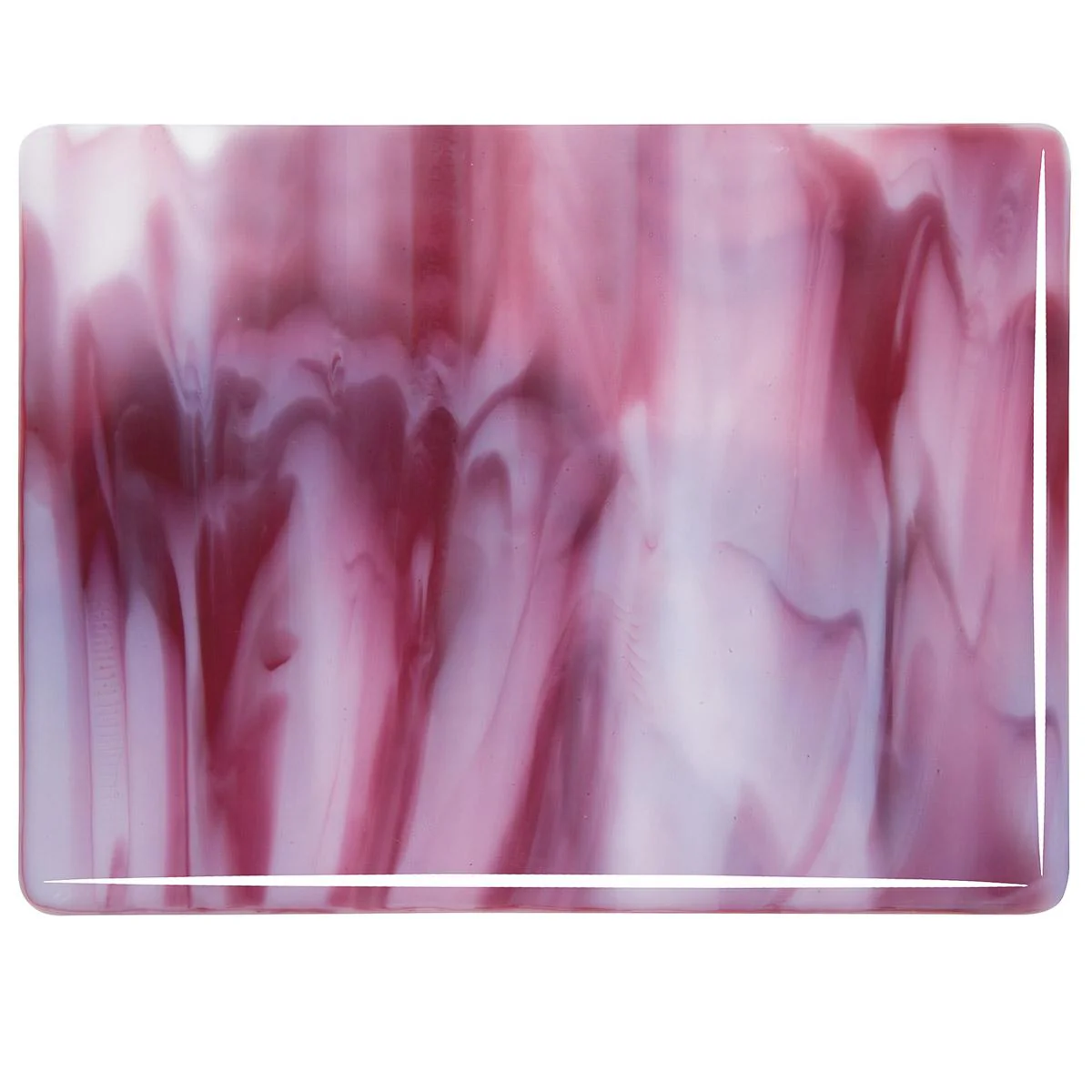White, Cranberry Pink 2-Color Mix, Double-rolled, 3 mm, Fusible - Image 2