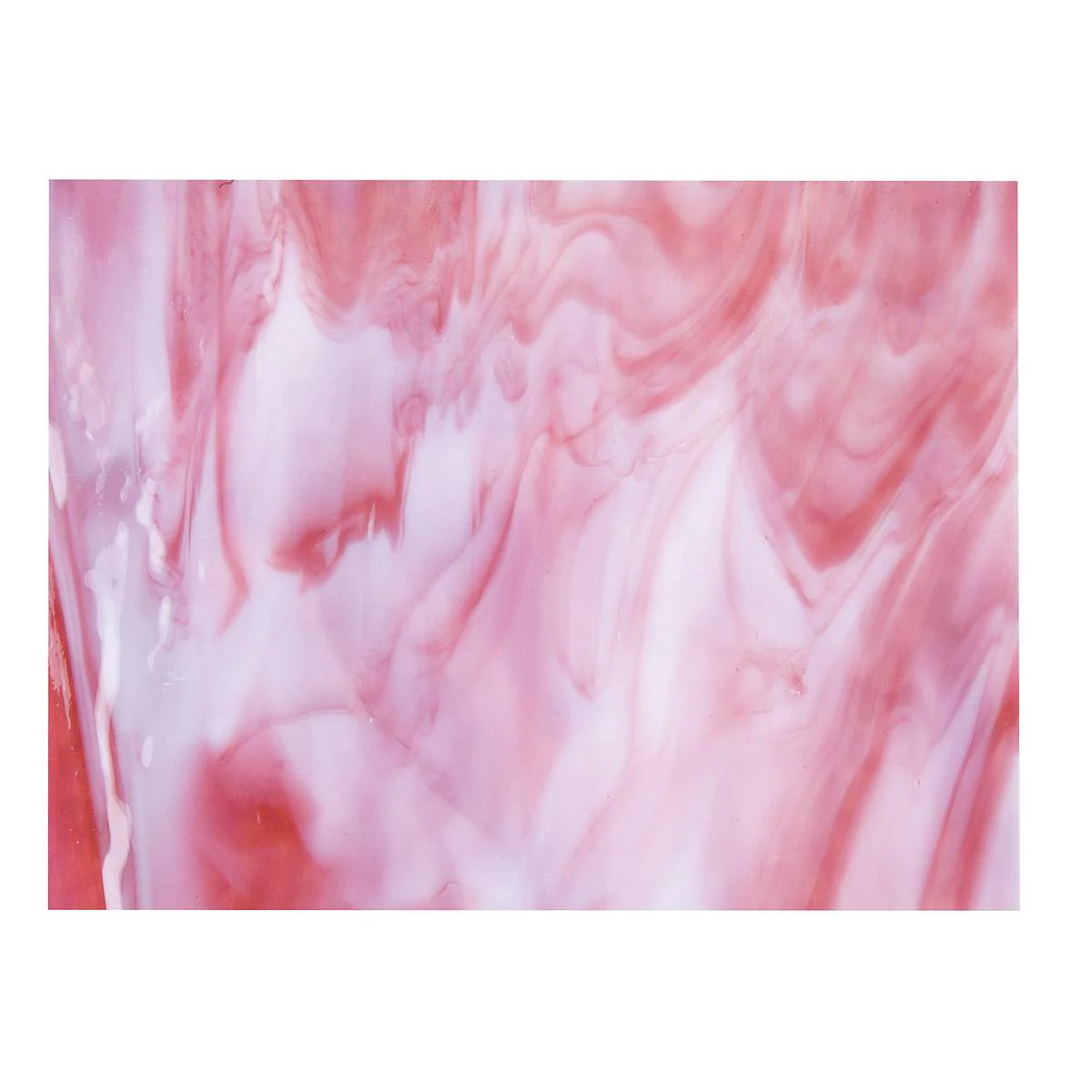 White, Cranberry Pink 2-Color Mix, Single-rolled, 3 mm, Fusible - Image 2