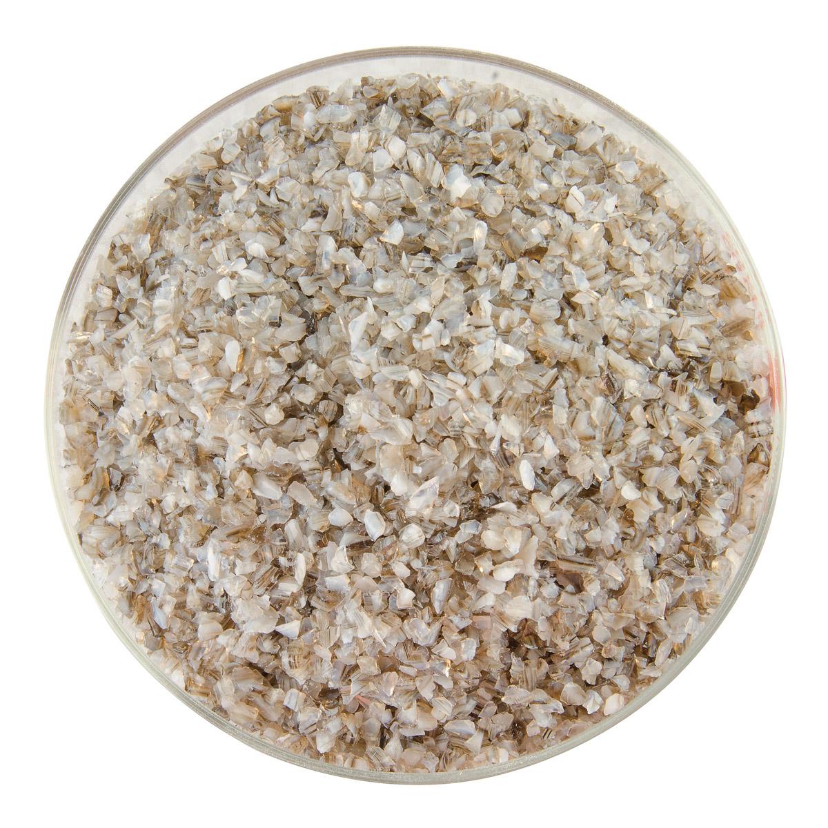 White, Dark Brown 2-Color Mix, Medium Frit, Fusible - Image 2