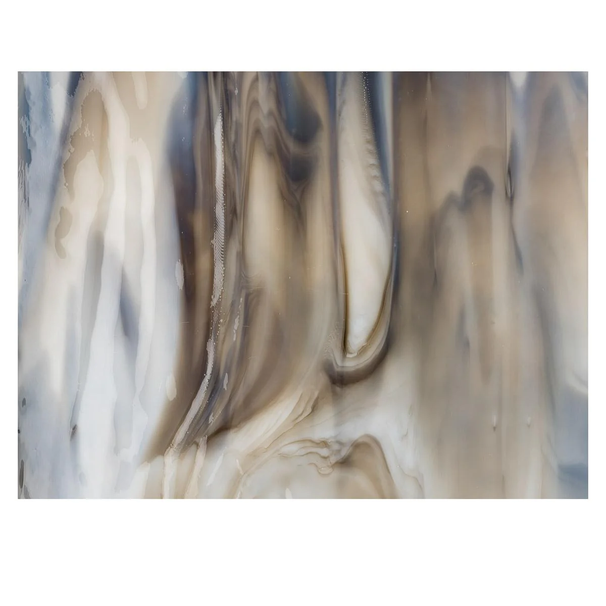 White, Dark Brown 2-Color Mix, Single-rolled, 3 mm, Fusible - Image 2