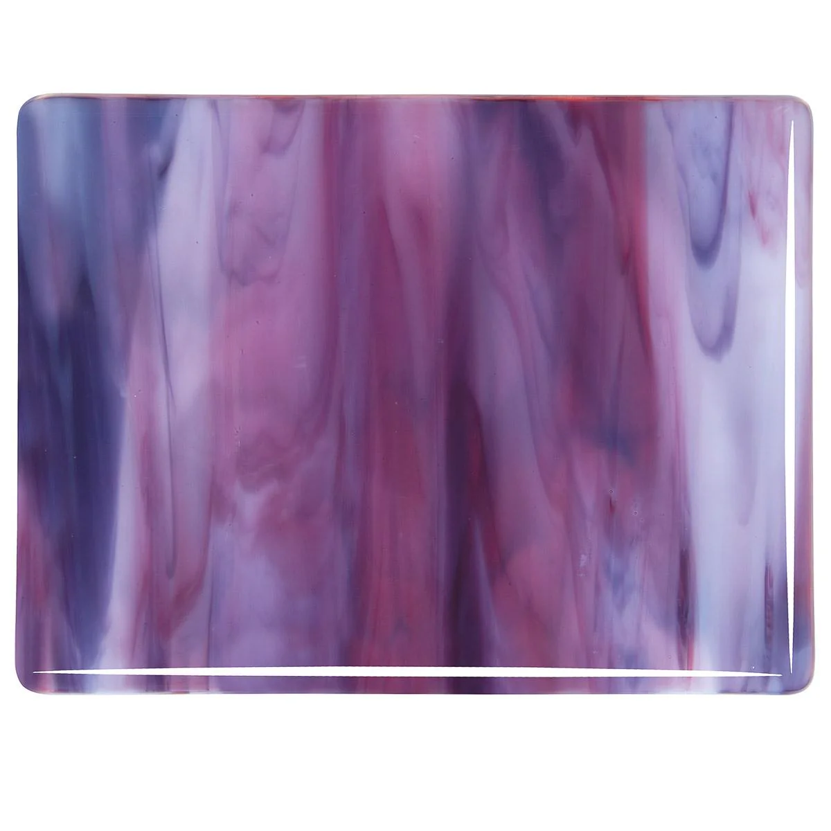 White, Deep Royal Purple, Cranberry Pink 3+ Color Mix, Double-rolled, 3 mm, Fusible - Image 2