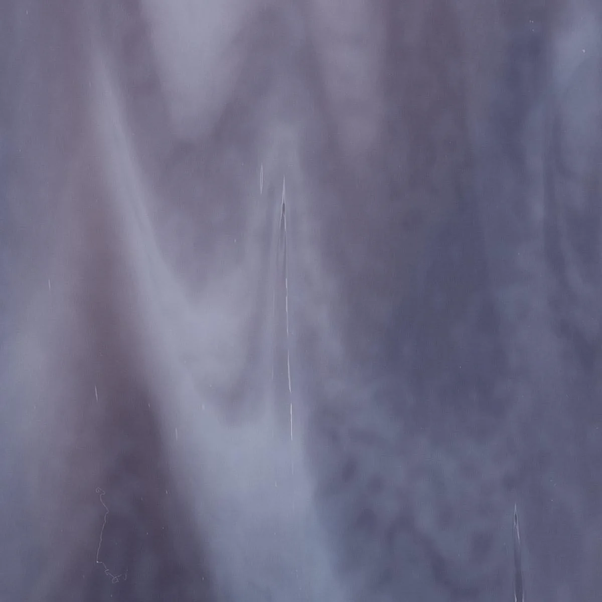 White, Lavender Blue Opal 2-Color Mix, Double-rolled, 3 mm, Color Sample, 2 x 2 in.