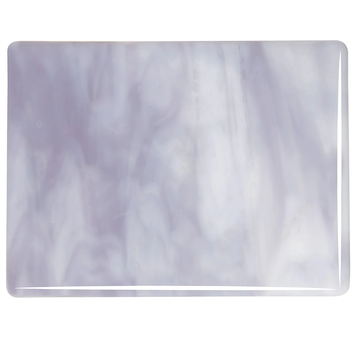 White, Lavender Blue Opal 2-Color Mix, Double-rolled, 3 mm, Fusible - Image 2