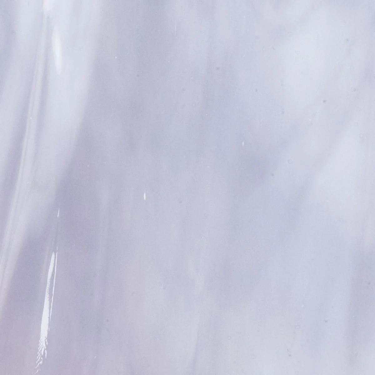 White, Lavender Blue Opal 2-Color Mix, Single-rolled, 3 mm, Color Sample, 2 x 2 in.