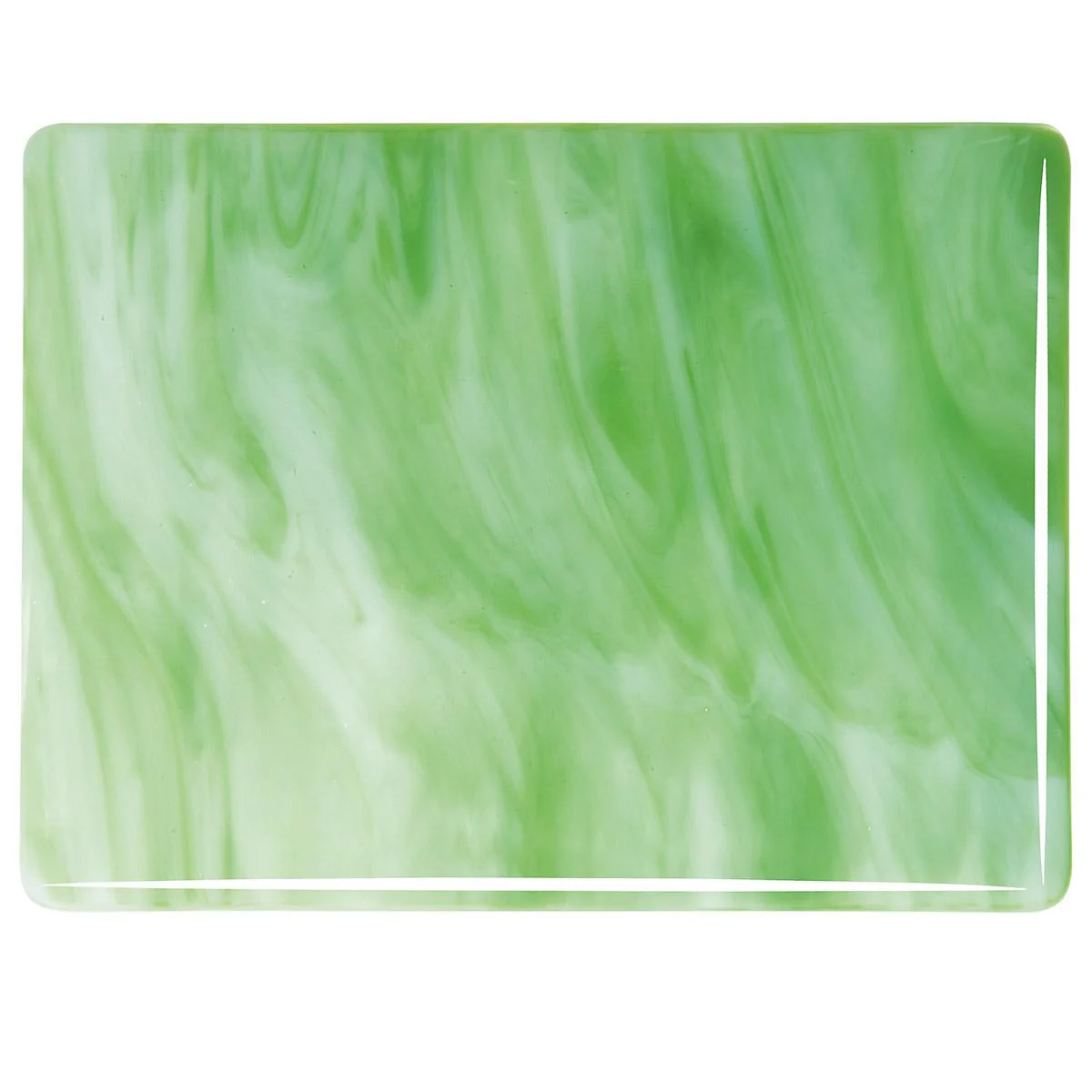 White, Light Green 2-Color Mix, Double-rolled, 3 mm, Fusible - Image 2