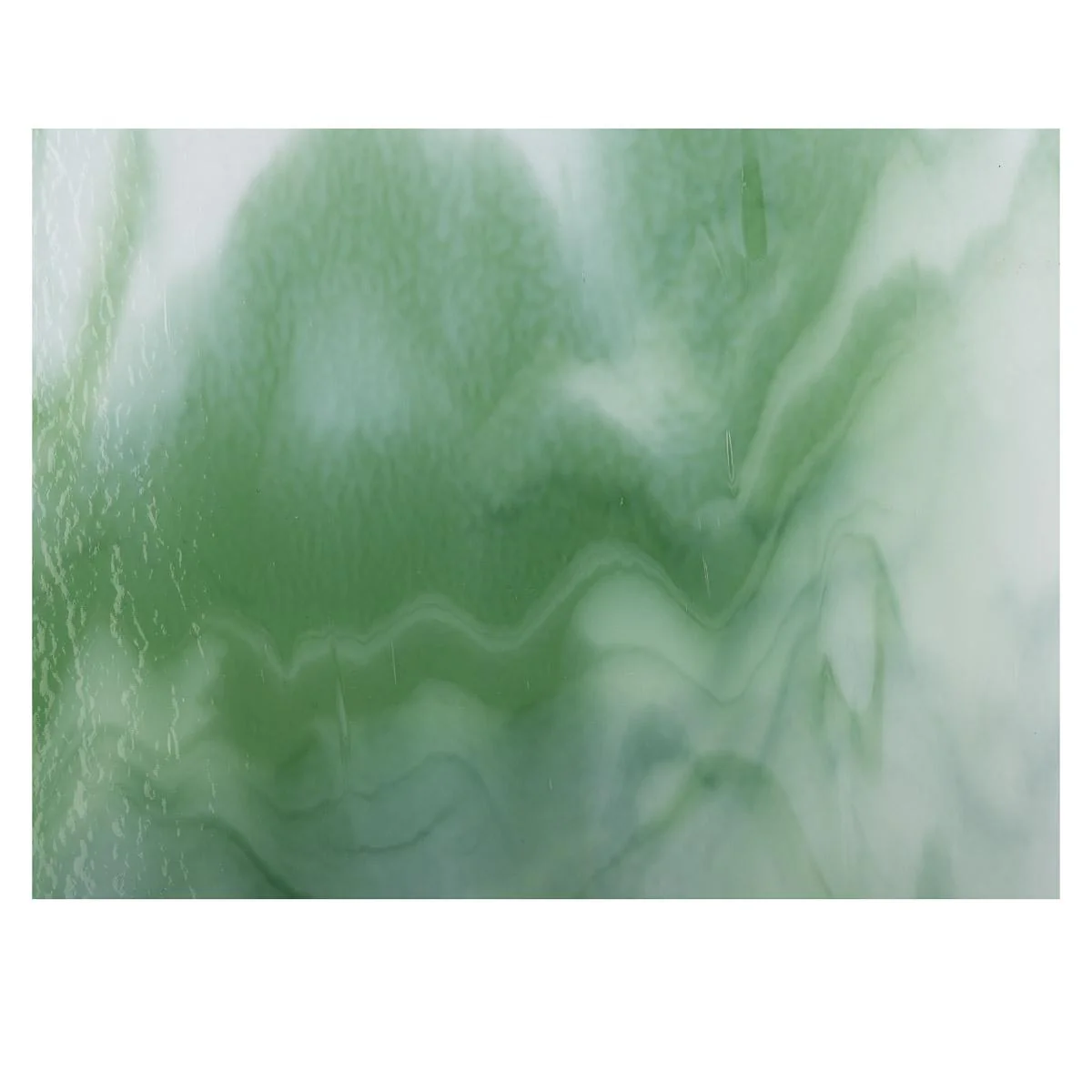 White, Light Green 2-Color Mix, Double-rolled, 3 mm, Fusible - Image 3