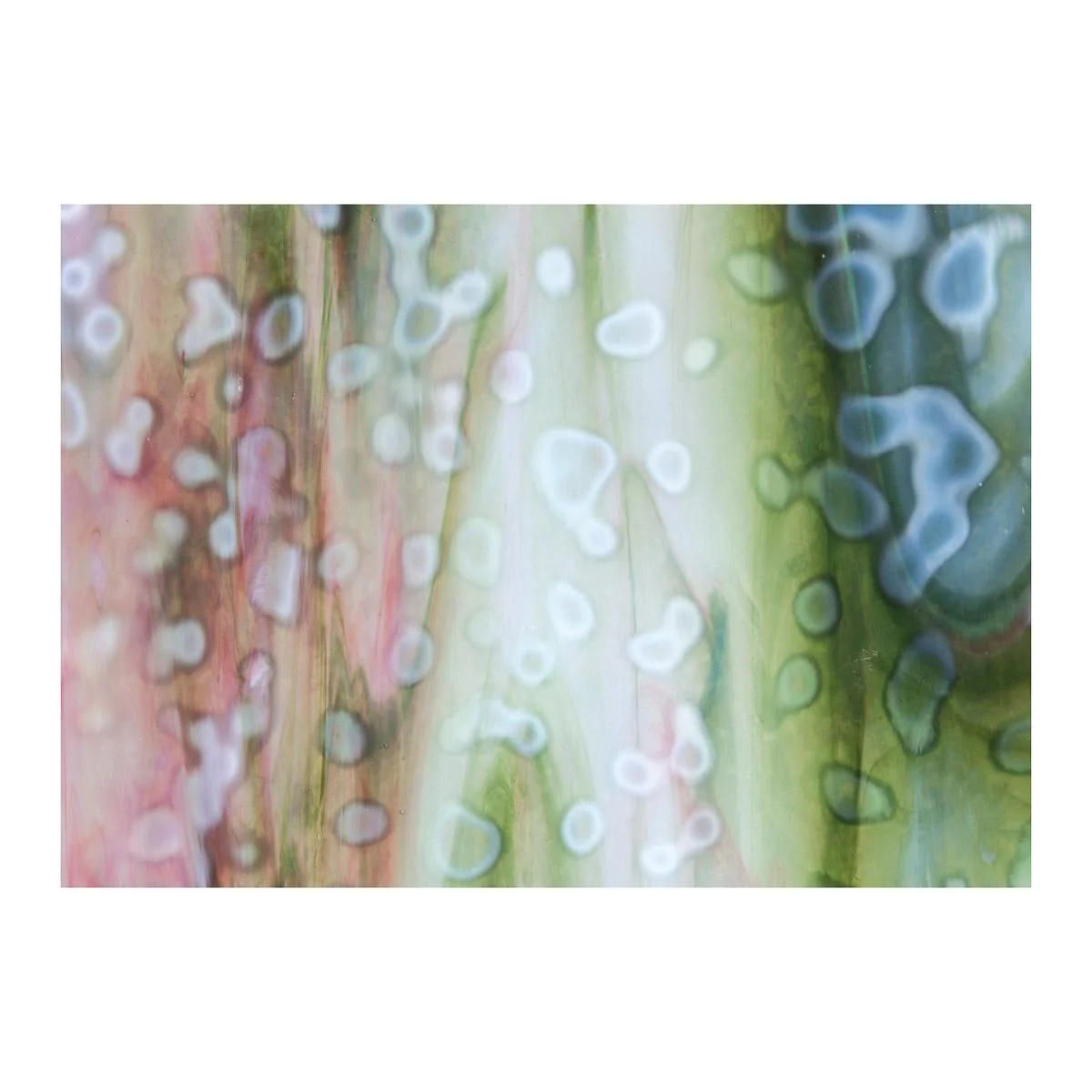 White, Olive Green, Gold Pink, Mottle Mix, Single-rolled, 3 mm, Non-Fusible - Image 2