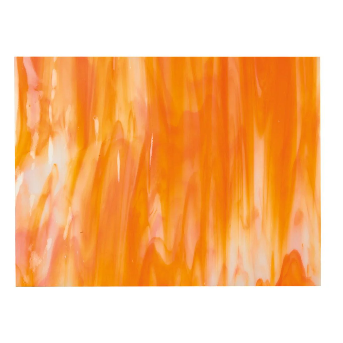 White, Orange Opal 2-Color Mix, Single-rolled, 3 mm, Fusible - Image 2