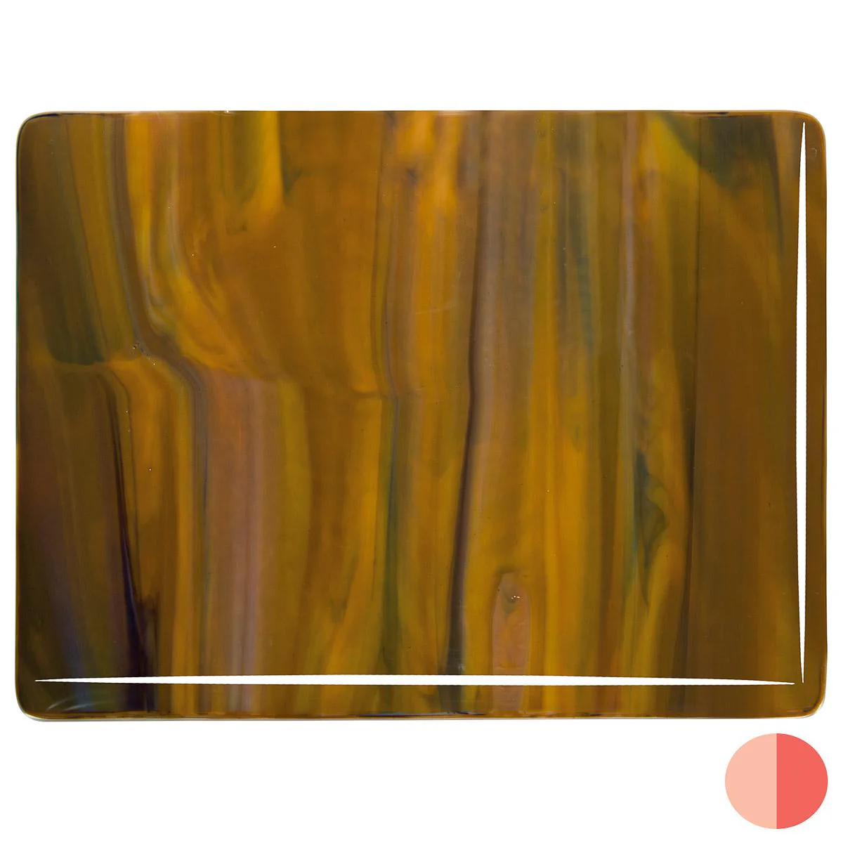 Woodland Brown Opal, Ivory, Black 3+ Color Mix, Double-rolled, 3 mm, Fusible - Image 2