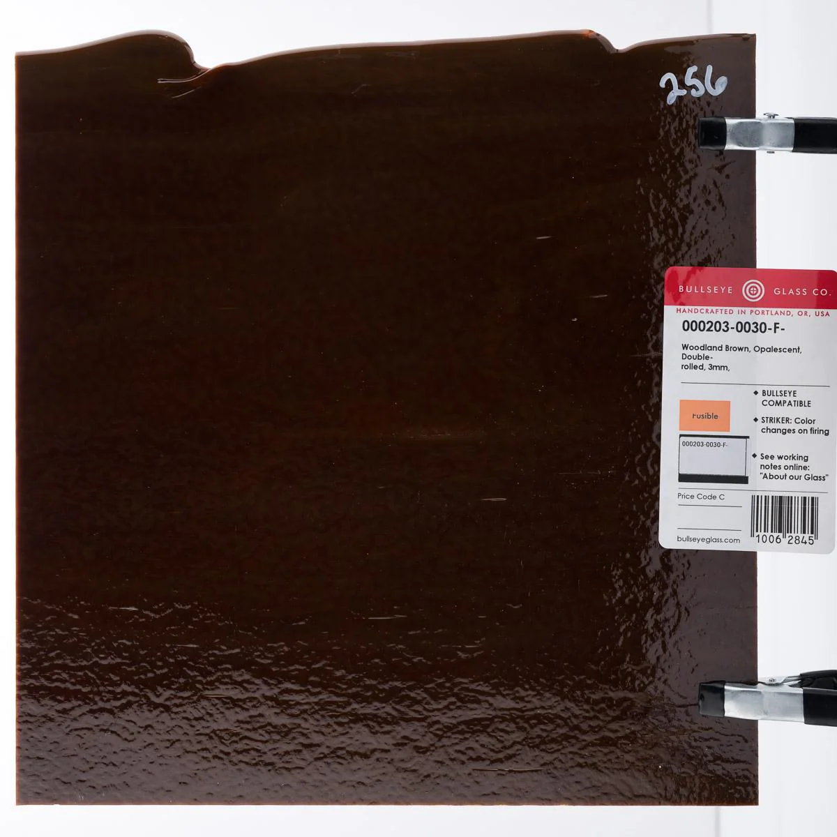 Woodland Brown Opalescent, Double-rolled, 3 mm, Fusible - Image 3