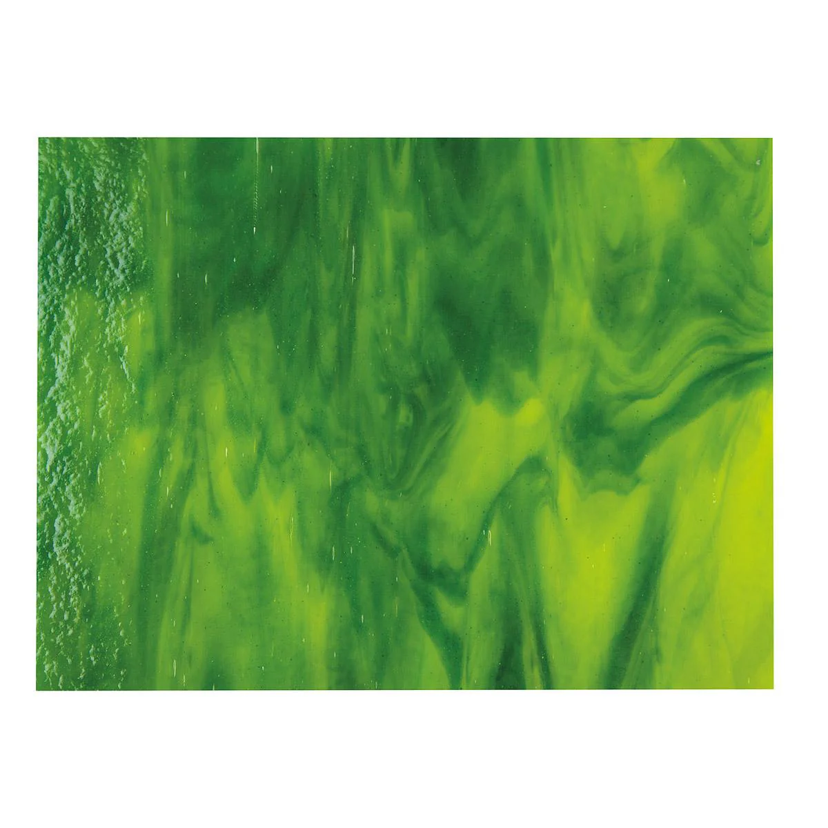 Yellow Opalescent, Aventurine Green 2-Color Mix, Double-rolled, 3 mm, Fusible - Image 3