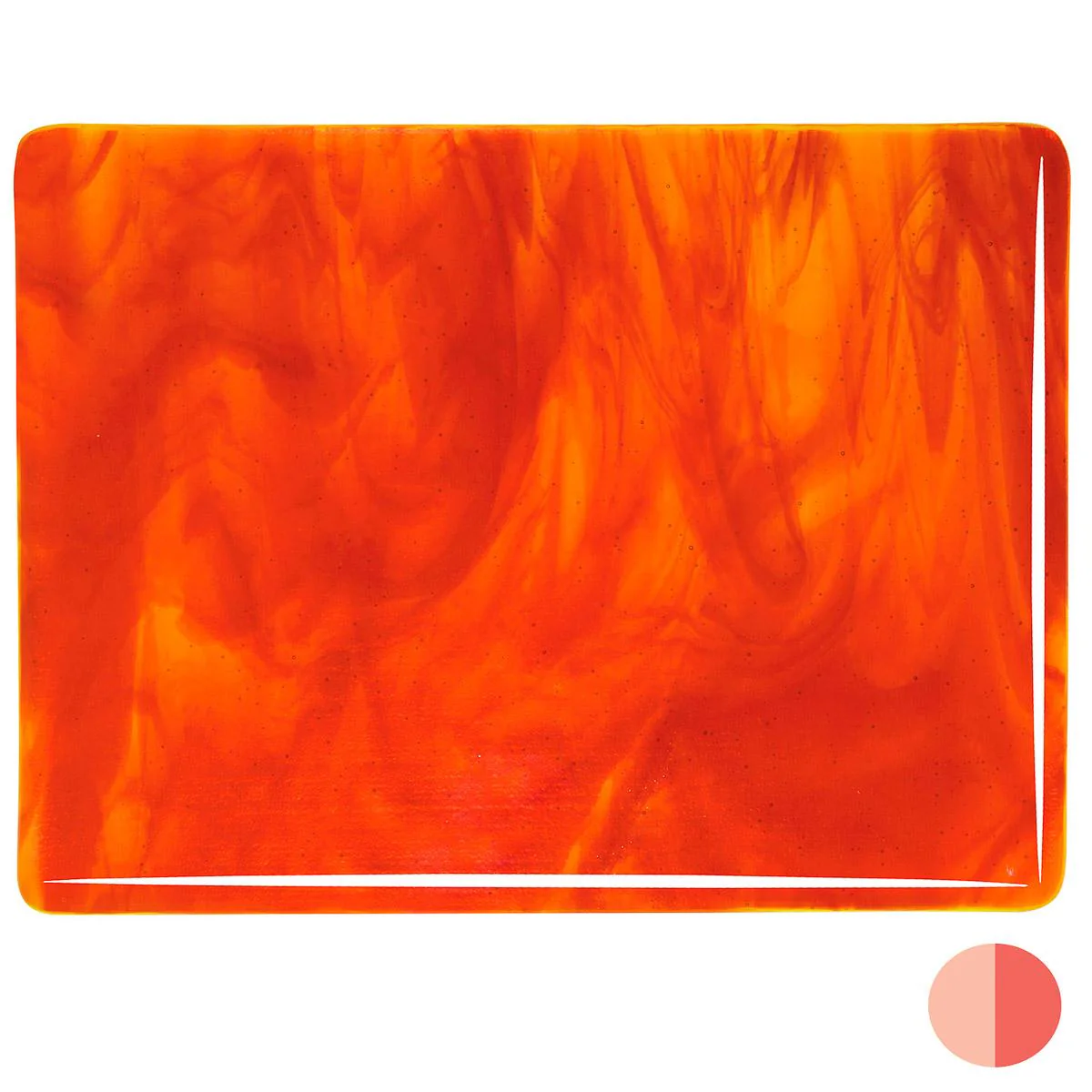 Yellow, Red Striker 2-Color Mix, Double-rolled, 3 mm, Fusible - Image 2