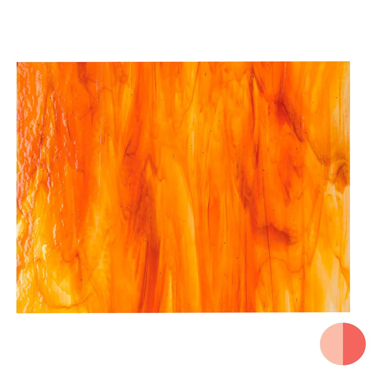 Yellow, Red Striker 2-Color Mix, Double-rolled, 3 mm, Fusible - Image 3