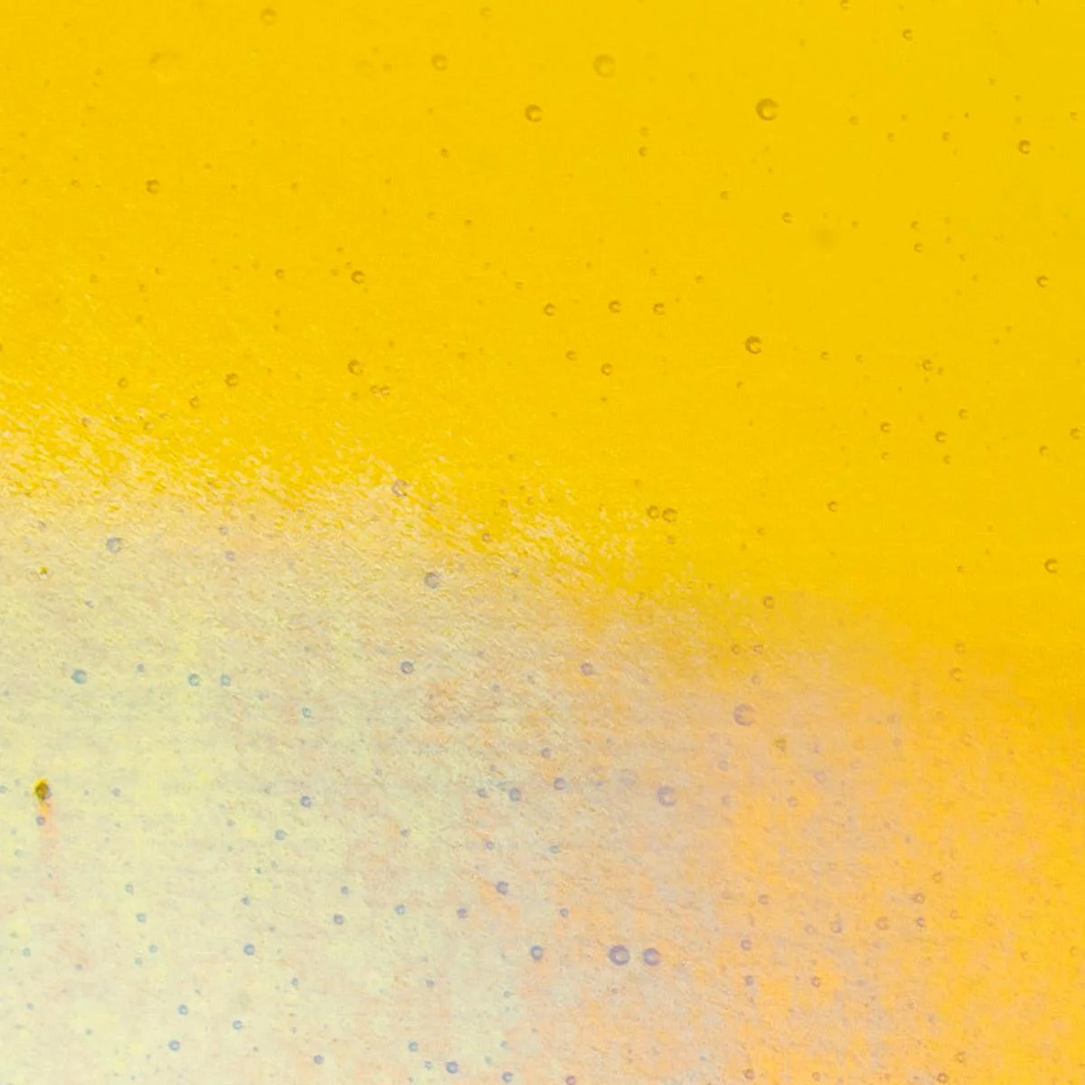 Yellow Transparent, Double-rolled, Iridescent, rainbow, 3 mm, Fusible